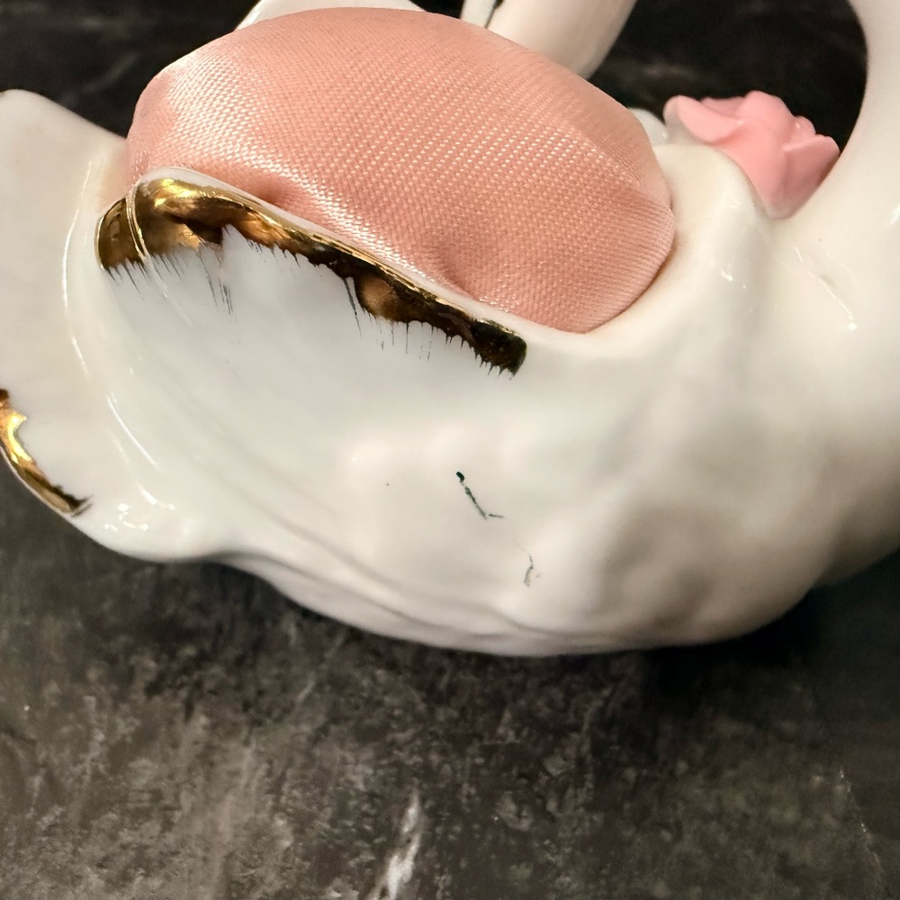 Decorative Swans Pin Cushion, Ring Holder and Dish - Picture 15 of 16
